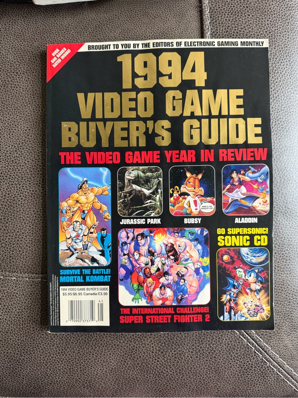 Vintage 1994 Video Game Buyer’s Guide – Electronic Gaming Monthly